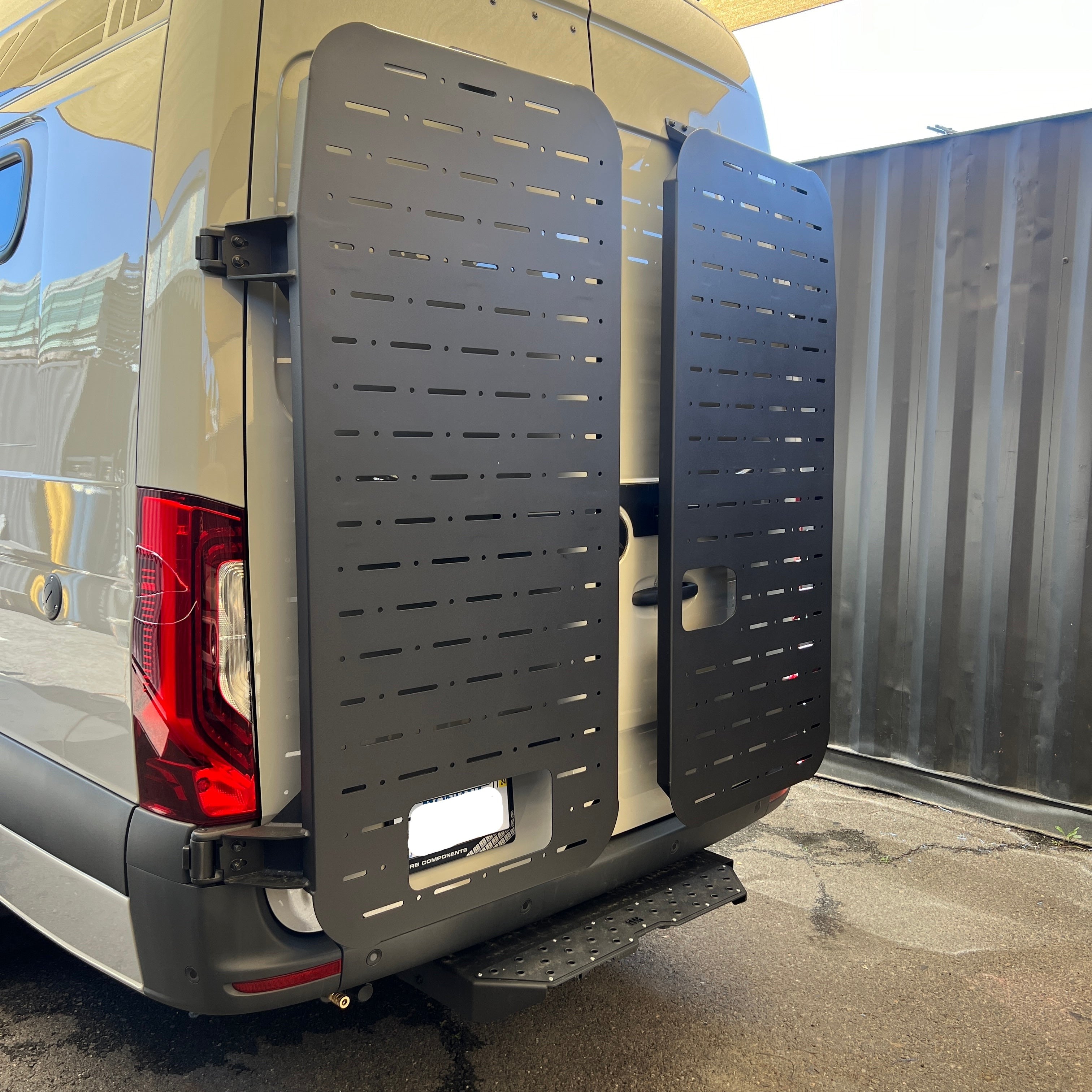 Rear Door Gear Storage Rack