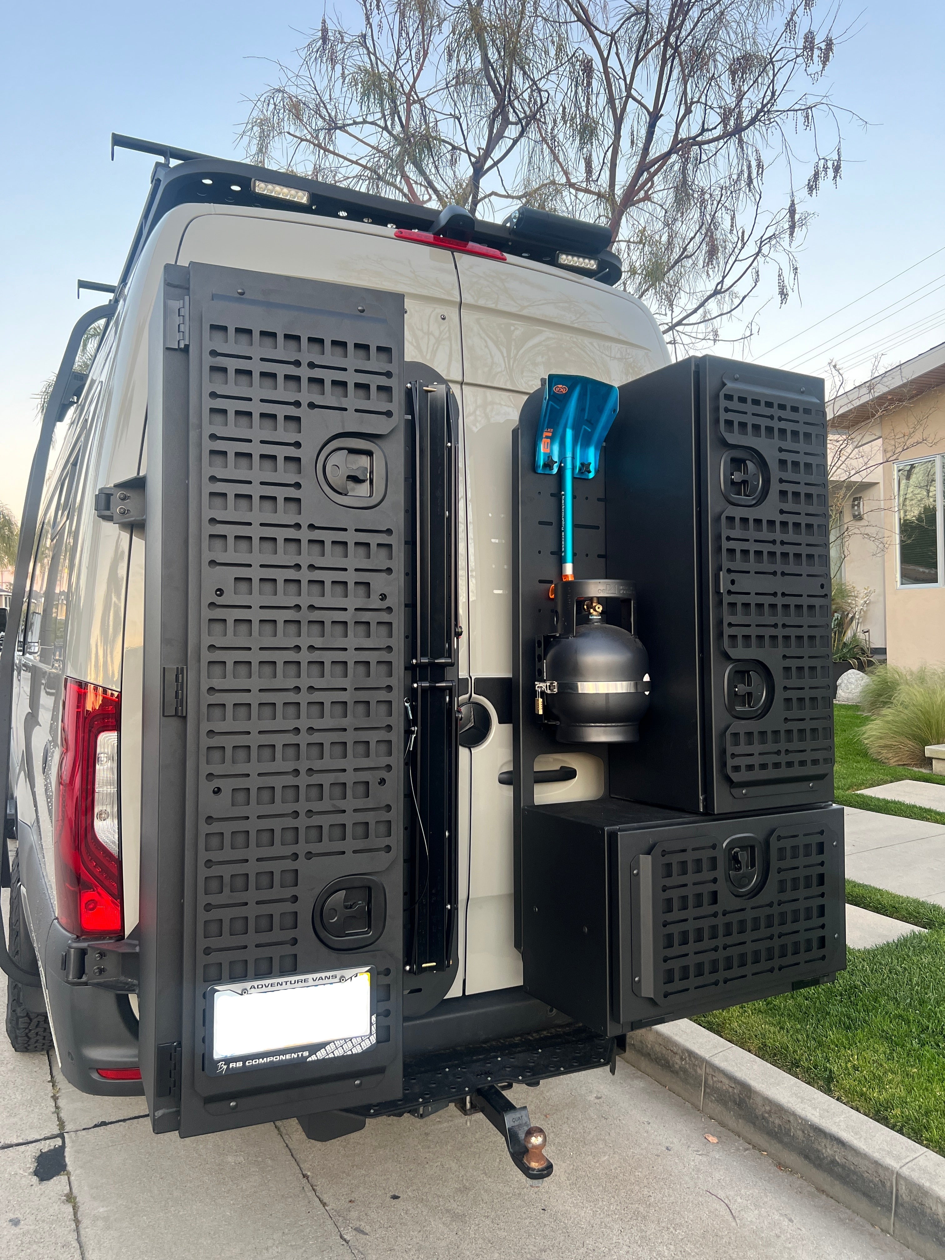 Rear Door Gear Storage Rack