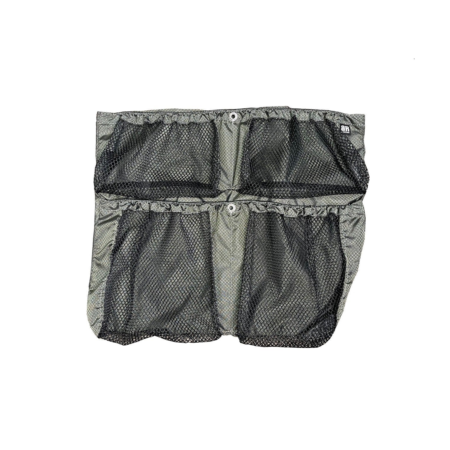 2007-2018 Sprinter Van Fabric Rear Lower Door Stuff Bag, Multi Compartment