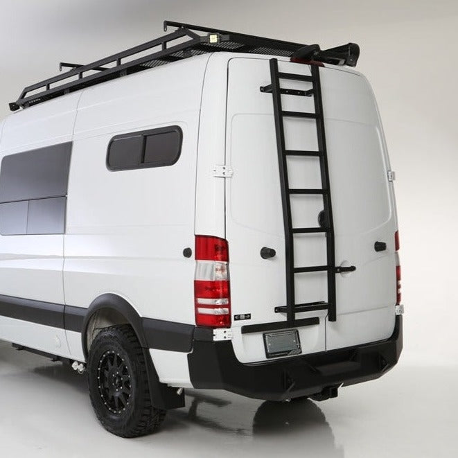 07+ Sprinter Van HD Rear Door Ladder - High Roof