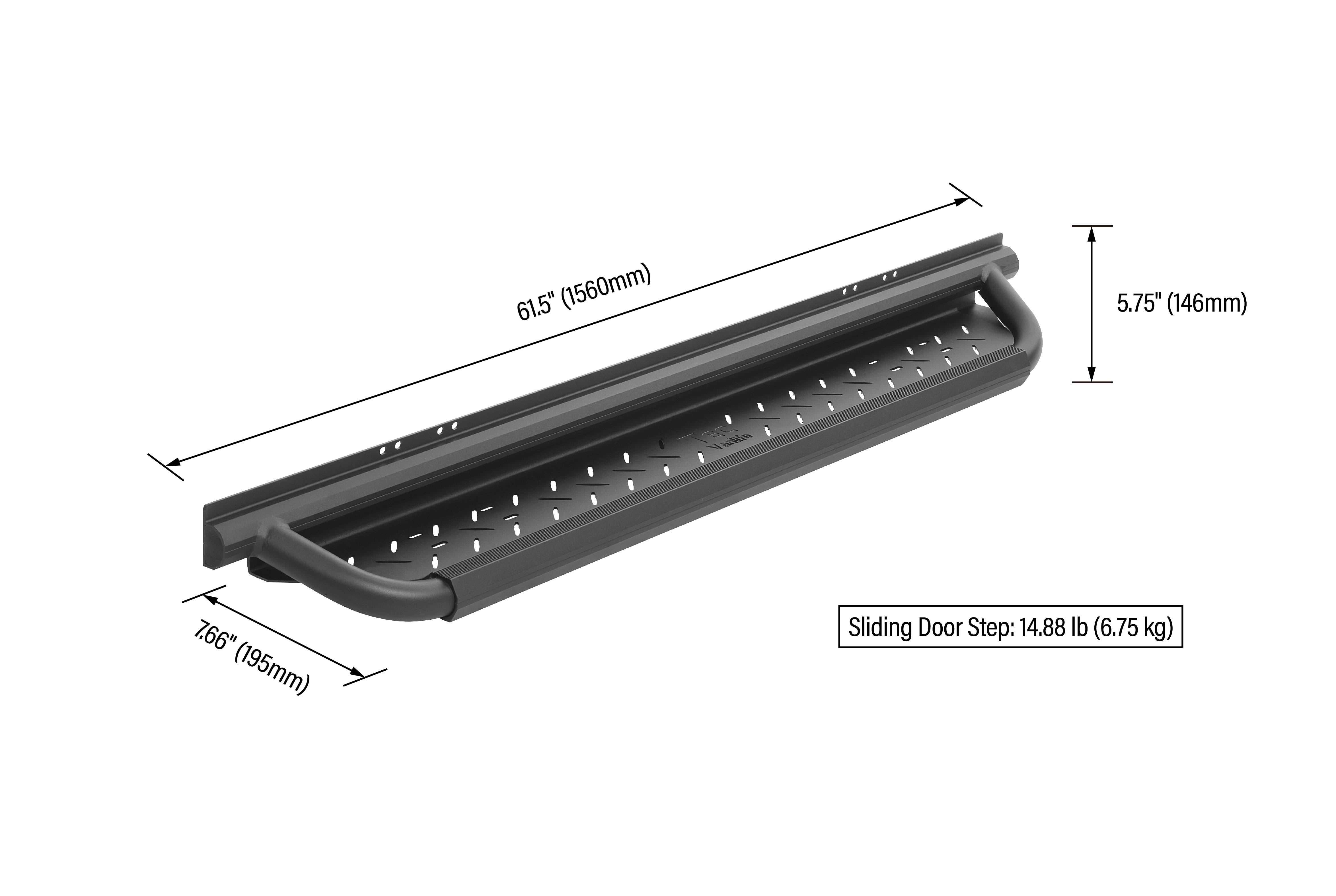 Sprinter Anti-Slip Modular Drop-Down Running Boards