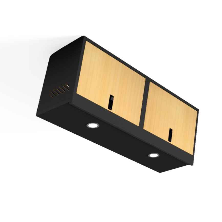 Aero Overhead Van Cabinet | Squared