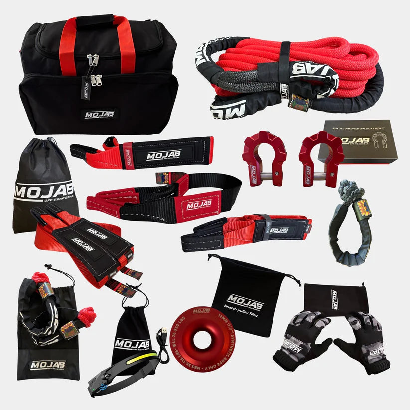 Mojab Extreme Recovery Kit (14 items + 9 storage bags + 4 Velcro tapes)