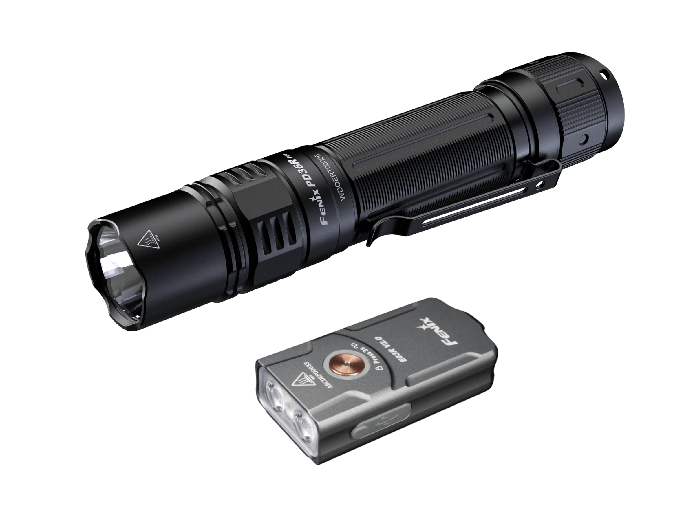 Fenix PD36R Pro 2800 Lumen Flashlight + FREE E03R V2 Keychain Light