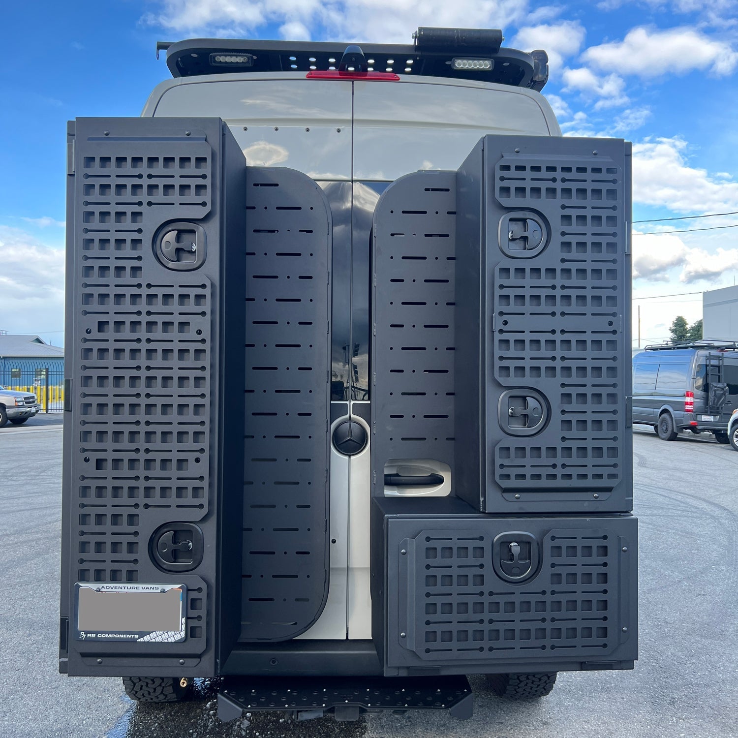 Rear Door Gear Storage Rack