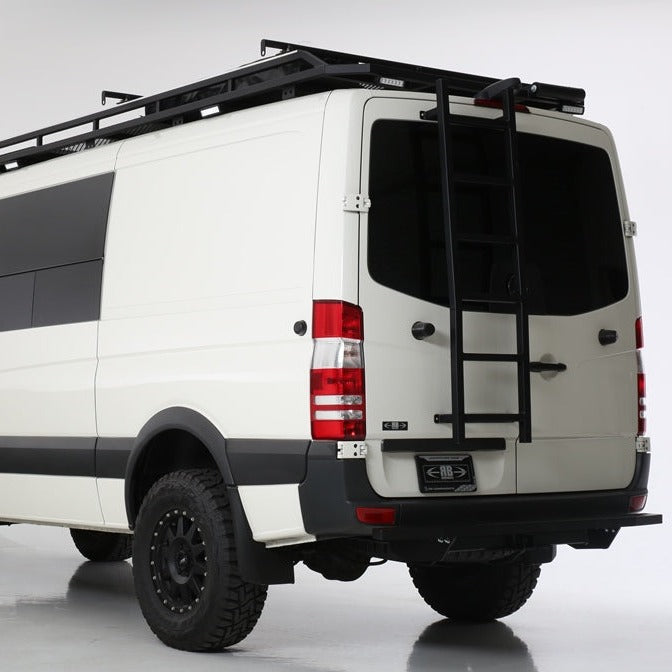 07+ Sprinter Van HD Rear Door Ladder - Low Roof