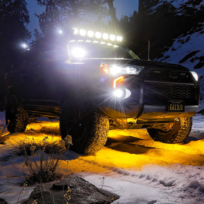 KC HiLites Cyclone V2 LED 6-Light - Rock Light Kit