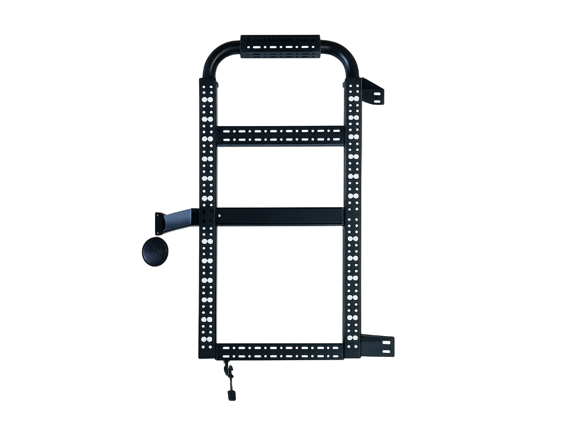 Sprinter Rear Door Aluminum Gear Rack - No Drill
