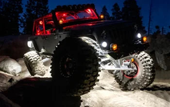KC HiLites Cyclone V2 LED 6-Light - Rock Light Kit
